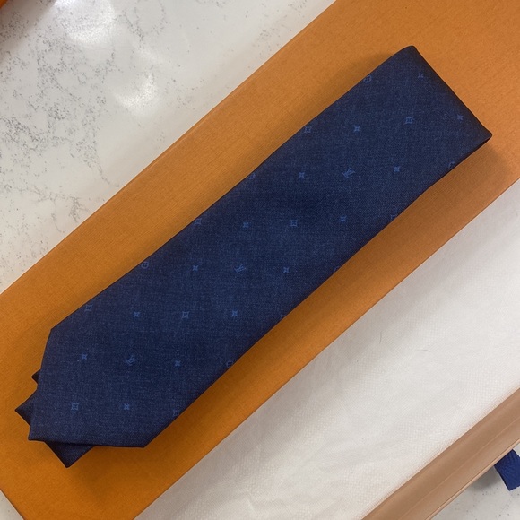 Louis Vuitton Constellation Denim Tie - Picture 3 of 6